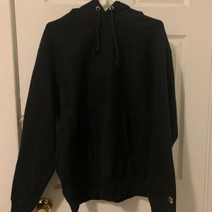 Black champion hoodie